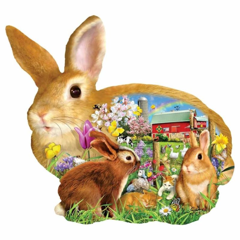 Springtime Bunnies Puzzle  |  Easter