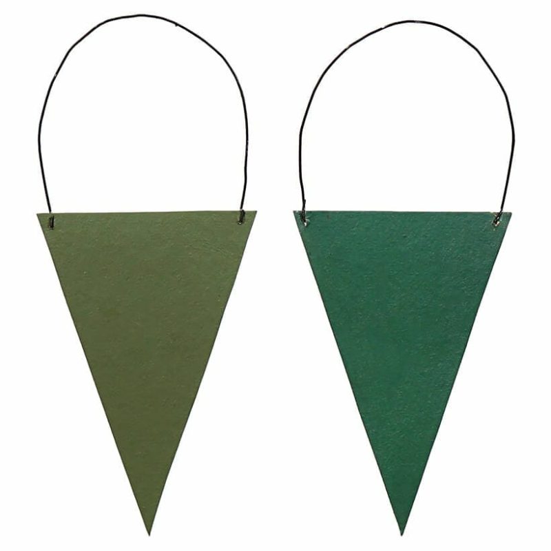 St. Pat’s Pennant Flag Ornaments Set/4  |  St. Patrick’s Day