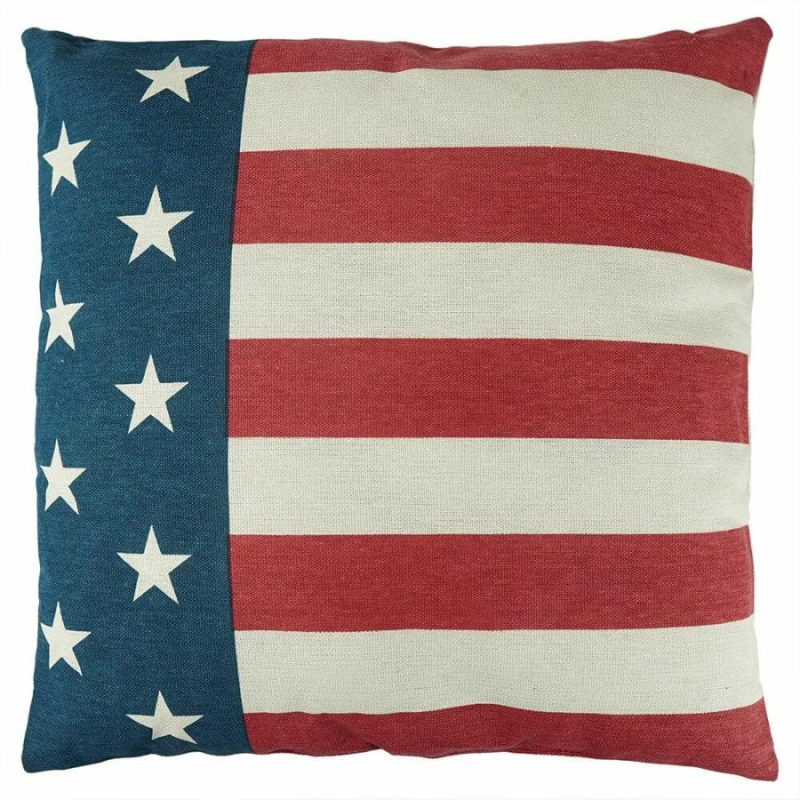 Stars & Bars Americana Pillow  |  Patriotic