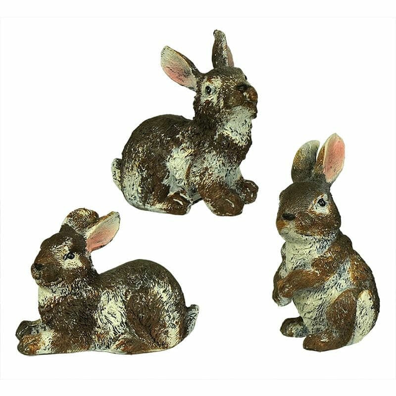 Three Spotted Bunnies Set/3  |  Easter