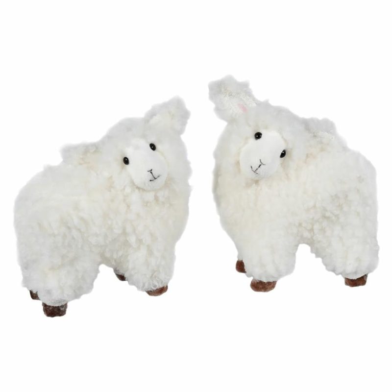 Too Cute Plush Sherpa Lambs Set/2  |  Easter