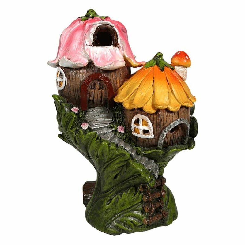 Woodsy Solar Lighted Fairy Home  |  Easter