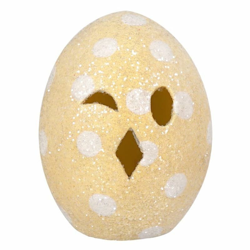 Yellow Chickie Egg Luminary  |  Easter