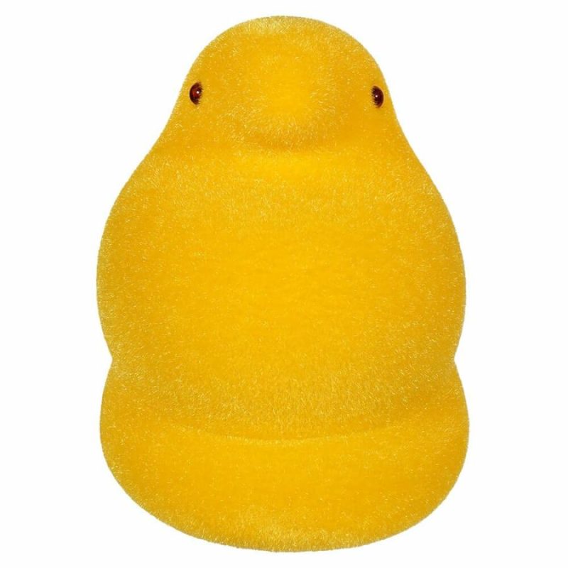 Yellow Flocked Peep  |  Easter