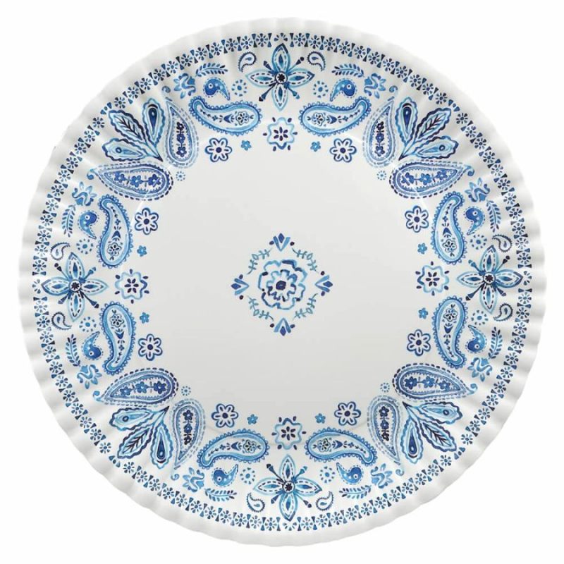 Blue American Holiday Melamine Platter  |  Patriotic