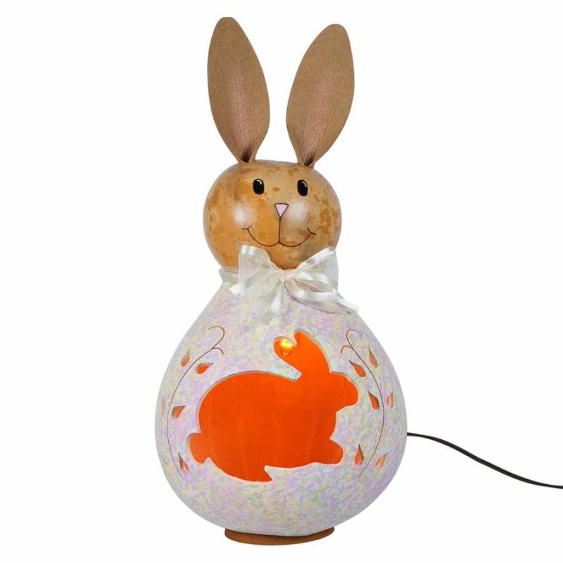 Paige Lighted Bunny Gourd  |  Easter