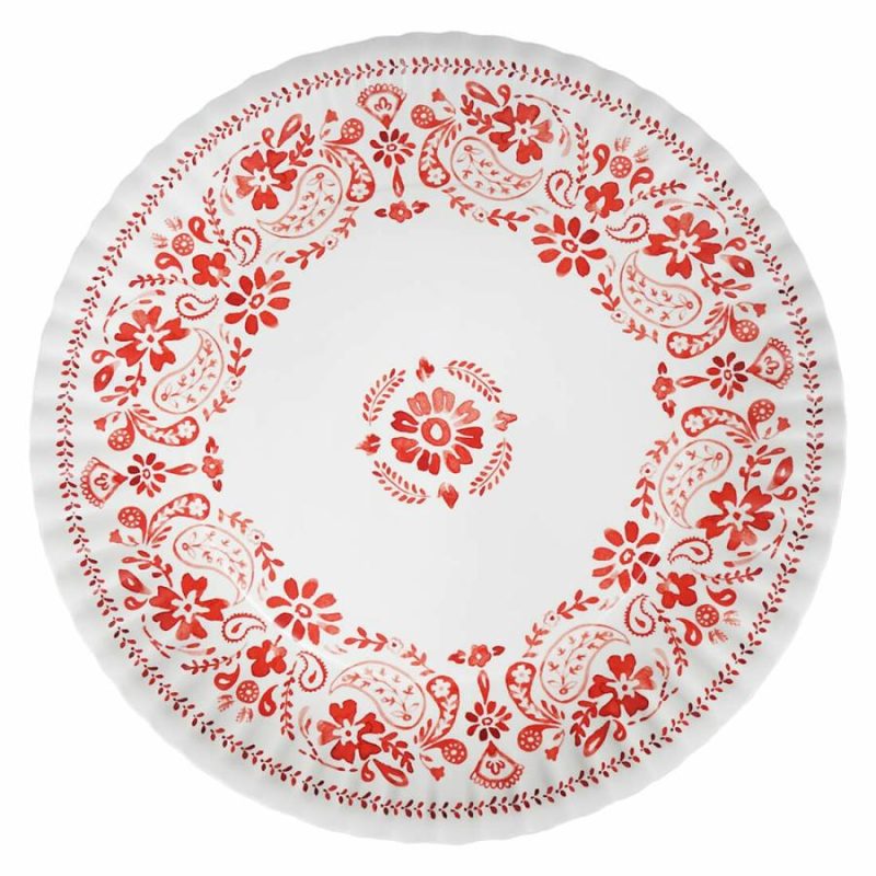 Red American Holiday Melamine Platter  |  Patriotic