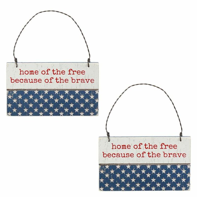 The Brave Patriotic Ornaments Set/2  |  Patriotic