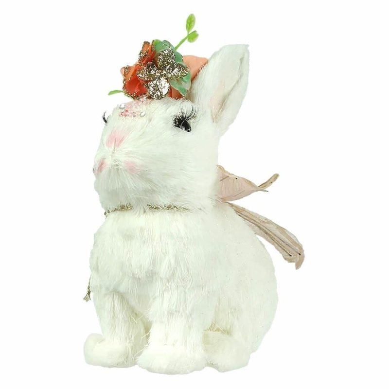 Pink Winged Flower Bunny  |  Easter