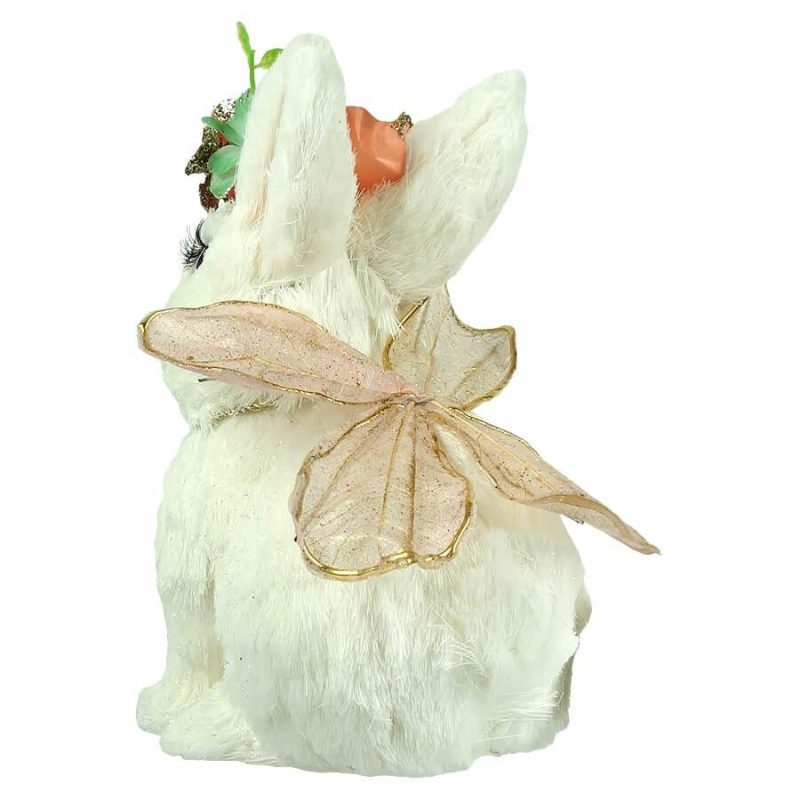 Pink Winged Flower Bunny  |  Easter