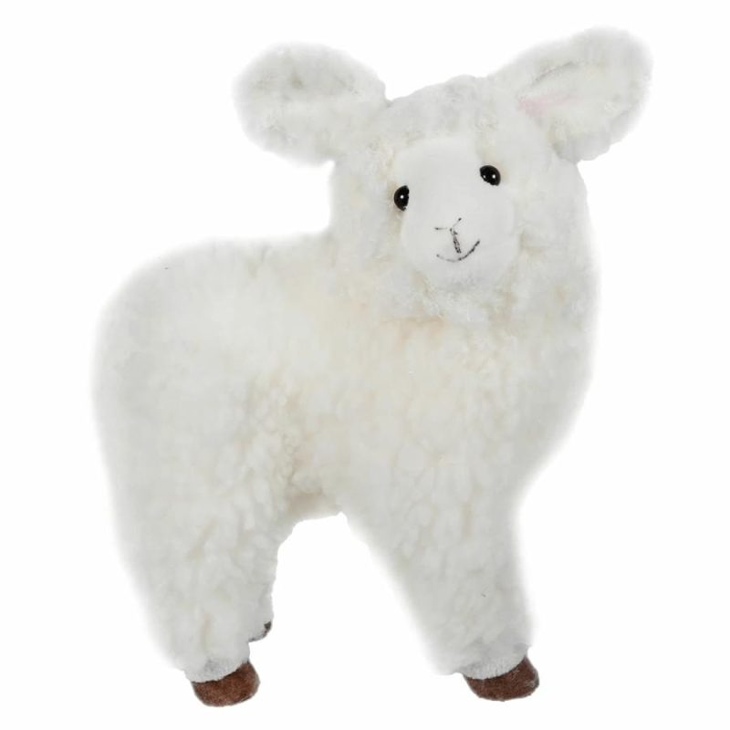 Standing Fluffy Sherpa Lamb  |  Easter