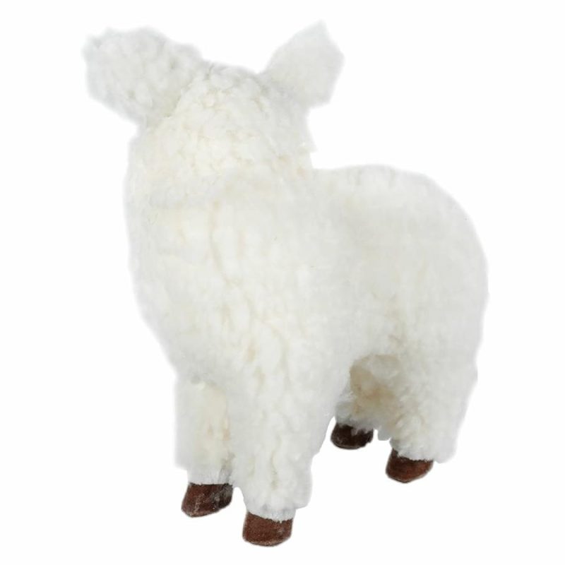 Standing Fluffy Sherpa Lamb  |  Easter