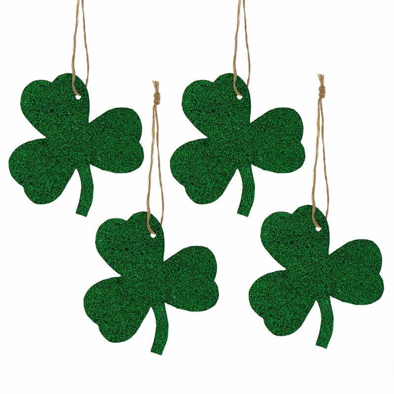 Tin Shamrock Ornaments Set/4  |  St. Patrick’s Day